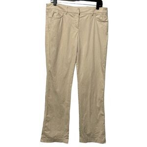 BROOKS BROTHERS Women’s Stretch Cotton Straight Leg Pants 10